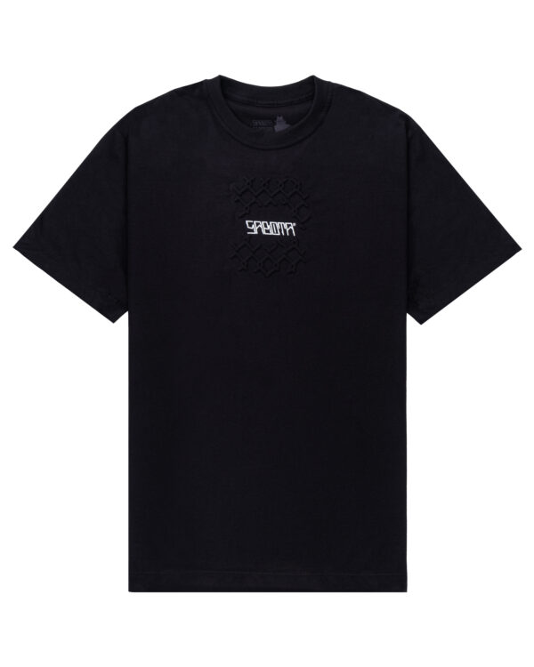 Camiseta Logo Grade Relevo - Preto