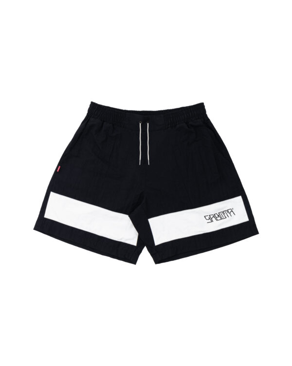 Short Logo Recorte Preto/Branco